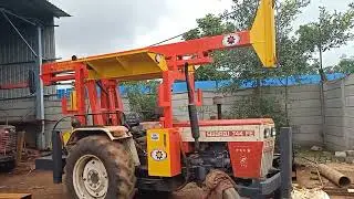 full hydroulice borewell pipe motor lifting machine,8951170601,9989308057