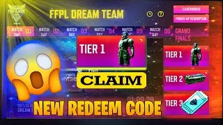 FFPL REDEEM CODE TODAY 😱 | FFPL DREAM TEAM REDEEM CODE 💯 | FREE FIRE PRO LEAGUE REDEEM CODE ❤