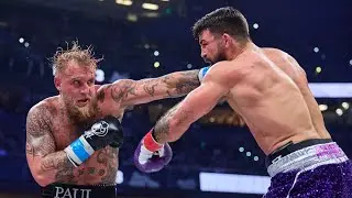Jake Paul vs Mike Perry | Fight Highlights | TKO Finish | Boxing Showdown