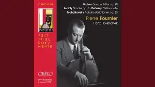 Cello Sonata in D Minor, L. 135: III. Finale (Live)
