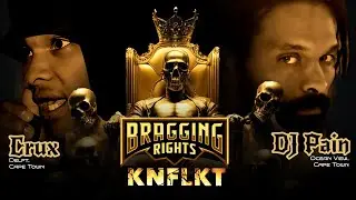 KNFLKT | CRUX vs DJ PAIN | #braggingrights #Battlerap #Kaapstad #CapeTown #SouthAfrica 