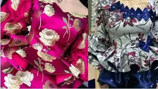 Безупречные топы с баской из Анкары || Новые модели топов с баской из ткани/ткани из Анкары || Топы с баской Asoebi