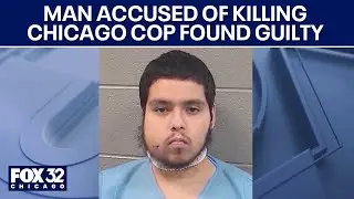 Man accused of killing Chicago police officer found guilty