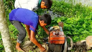 Sallow Machine startup challenge | Full Process water pump startup |
