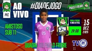 PAULO FREIRE X AMIGOS DO FUTSAL | AO VIVO | AMISTOSO | TV IMFC | SUB 11