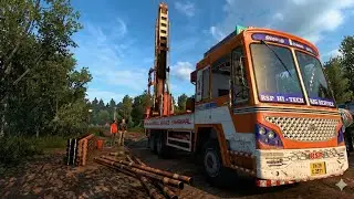 Мод на буровой грузовик для BUSSID 🇮🇳💧 | Реалистичный буровой грузовик | Мод для тяжелых работ