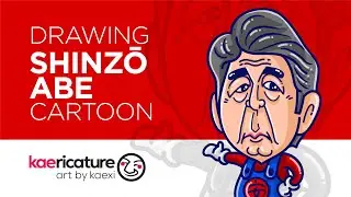 Drawing Cute Shinzō Abe あべ しんぞう 安倍 晋三, Super Mario Cartoon Art Style