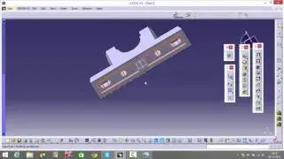 Plummer Block Machine Drawing On Catia V5.mp4