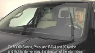 Windshield Wiper: Variable Intermittent Operation