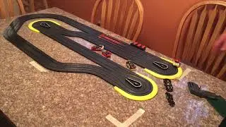2' x 4' HO slot car layout