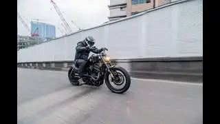 Obsidian Fighter: A custom Harley Sportster with hints of Frisco style