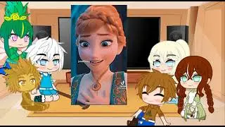 ❄️Rise of Guardians and Frozen ❄️React to ★ Anna ★ ❄️Jelsa ❄️ ( PART 1 )