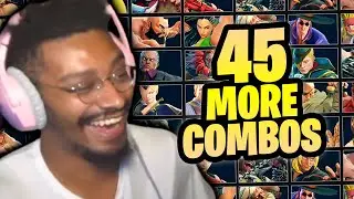 REACTING to even MORE SICK COMBOS from EVERY SFV CHARACTER