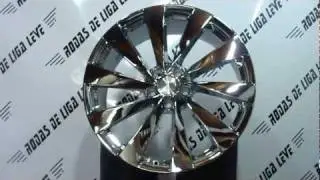 RODA HD SCIROCCO CROMADA / ARO 20 / 5 FUROS