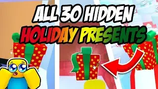 I Found ALL 30 HIDDEN Holiday Presents in Pet Simulator 99