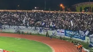 Keren! Koreo Flash Light Panser Biru PSIS Semarang Vs Bali United Shopee Liga 1 2019 Live Magelang