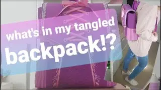 Loungefly Disney Tangled Rapunzel Cosplay Backpack - What's in my bag + surprise details!!