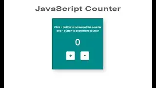 JavaScript - Click Counter