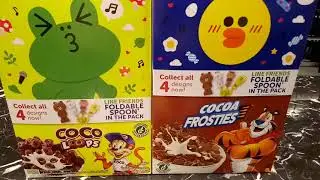 Kellogg's X Line Friends free Line Friends Foldable Spoon of Cony,  Sally and Brown