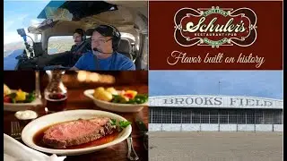 $350 prime rib. Flying to KRMY Brooks Field Marshall Michigan from Ann Arbor Airport. Cessna 172.