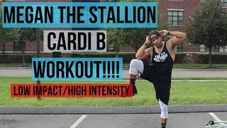 Low Impact Hip Hop Home Home Workout | Megan Thee Stallion vs Cardi B Hot Girl Workout Mix!