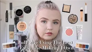 Full Face Using The Least Expensive Makeup I Own