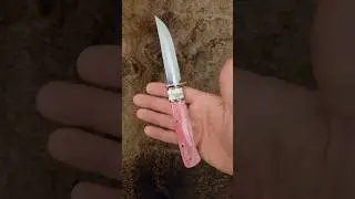 Handmade Knife. Bone handle. HCS 80CrV2 Blade. Custom order for a female friend.