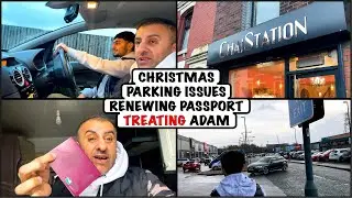 Adams Driving Treat: Renewing My Passport & Christmas Parking Drama