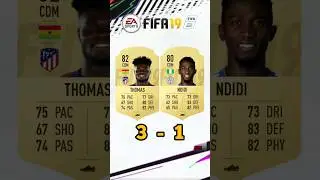 PARTEY VS NDIDI FIFA COMPARISON 🥵🔥 #eafc24 #fifa #shorts