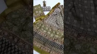 Hand block printed Maheswari silk suits #fashion #simplyelegant #unstitched #partywear