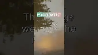 Psychology Fear Facts #shorts #psychologyfacts