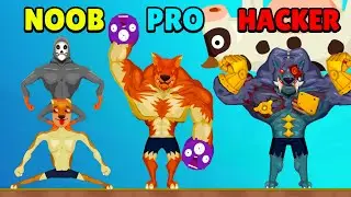 🤢 NOOB vs 😎 PRO vs 😈 HACKER - Tough Man 1.14