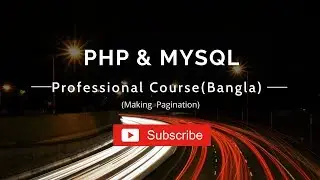 Php Tutorial Bangla Making Pegination (Real Life Project)