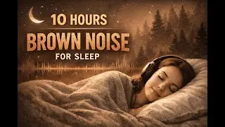 Brown Noise 10 Hours | Deep Sleep, Studying, ADHD Focus, Relaxation.