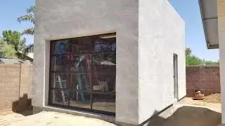 Workshop Garage Construction Time Lapse