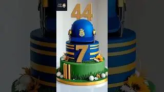 Celebrating Dhoni's 44th Birthday with a Stunning Cake Design! #msdhoni #birthdaycake #msdhonicake