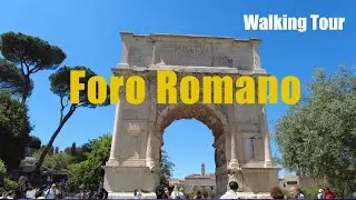[4K] Rome Walking Tour / Foro Romano / Let's walk through the center of Rome 2000 years ago!