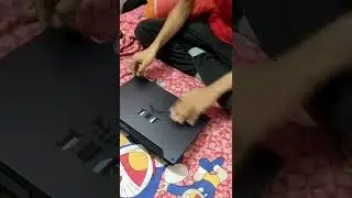 Laptop gaming setup. Coolpad fan unboxing.