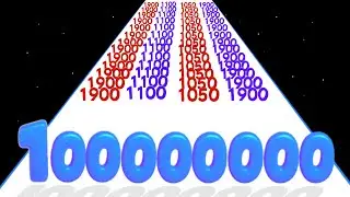 NUMBER STACK RUN 3D - ASMR Gameplay iOS,Android Walkthrough Pro Game Mobile (Level Up Number Run)