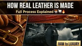 How Real Leather Is Made &ndash; Full Process Explained 🐄🔥