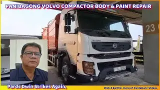 VOLVO GARBAGE COMPACTOR BODY REPAIR & PAINTING FILE, PARDS DWIN STRIKES AGAIN