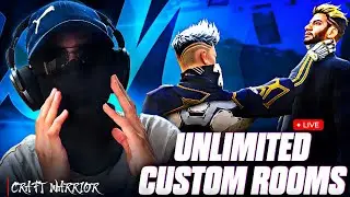 FREE FIRE LIVE CUSTOM ROOM 1v1/4v4 WITH FACE CAM | AAO OR KHELO