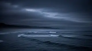 Healing Ocean Soundscape | Dark Screen to Reduce Anxiety and Overthinking with Rolling Waves