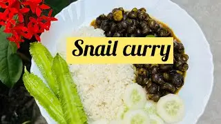 Snail curry 🥰 #food #cooking #trendingvideo #viral #snailcurry #assam #northeast #recipe 