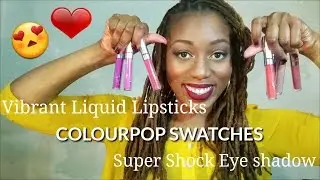 Colourpop Ultra Matte Liquid Lipstick Swatches on Brown Skin #thepaintedlipsproject
