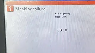 How do I reset Kyocera 5053ci error code c6610
