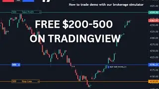How To Trade $200-500 Free on TradingView App | Forex Trading