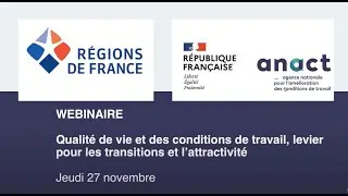 Webinaire ANACT et Régions de France - 28 novembre