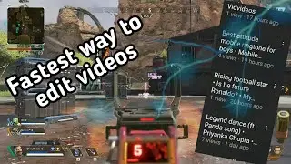 How to edit gameplay faster then others | Shreverse tech #01 | Shreverse