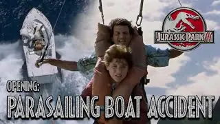Jurassic Park 3 (2001) - Opening: Parasailing Boat Accident [1080p HD]